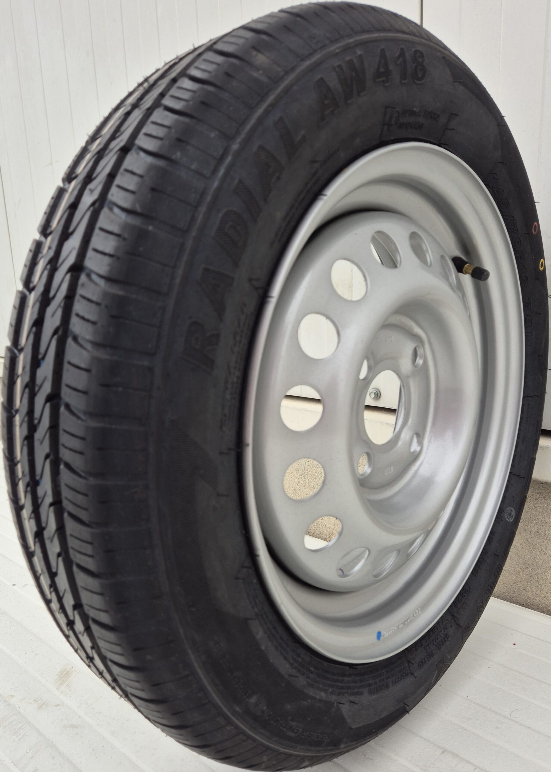 Roata remorca 145/70 R13 78N,Anvelopa SECURITY M+S Janta 4JX13 ET30