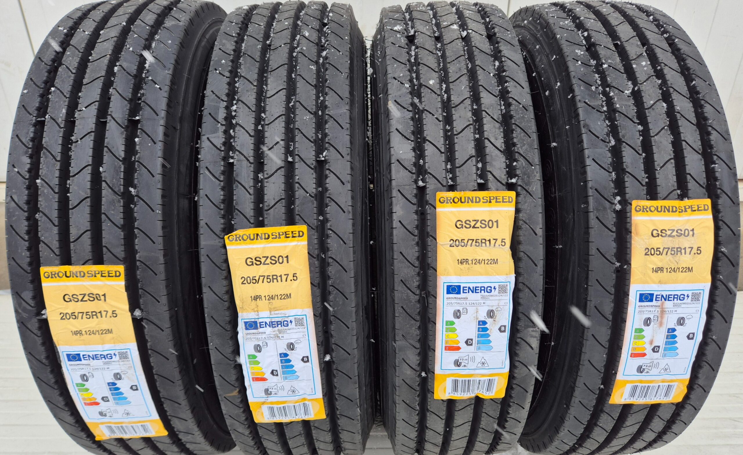 205/75 R17.5, 124M, GROUNDSPEED GSZS01 14PR, Anvelope directie M+S