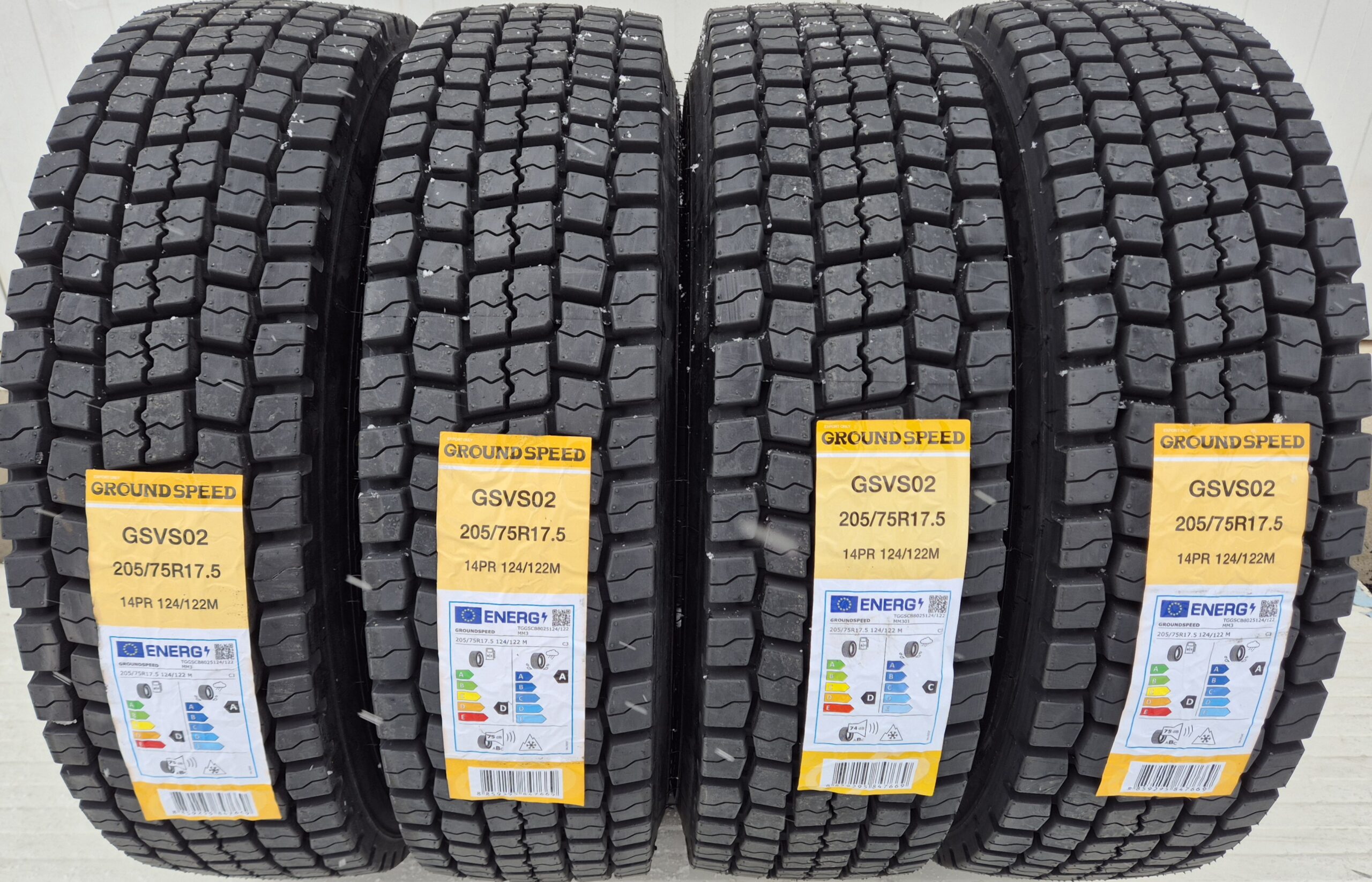 205/75 R17.5, 124M, GROUNDSPEED GSVS02 14 P.R., Anvelope tractiune M+S