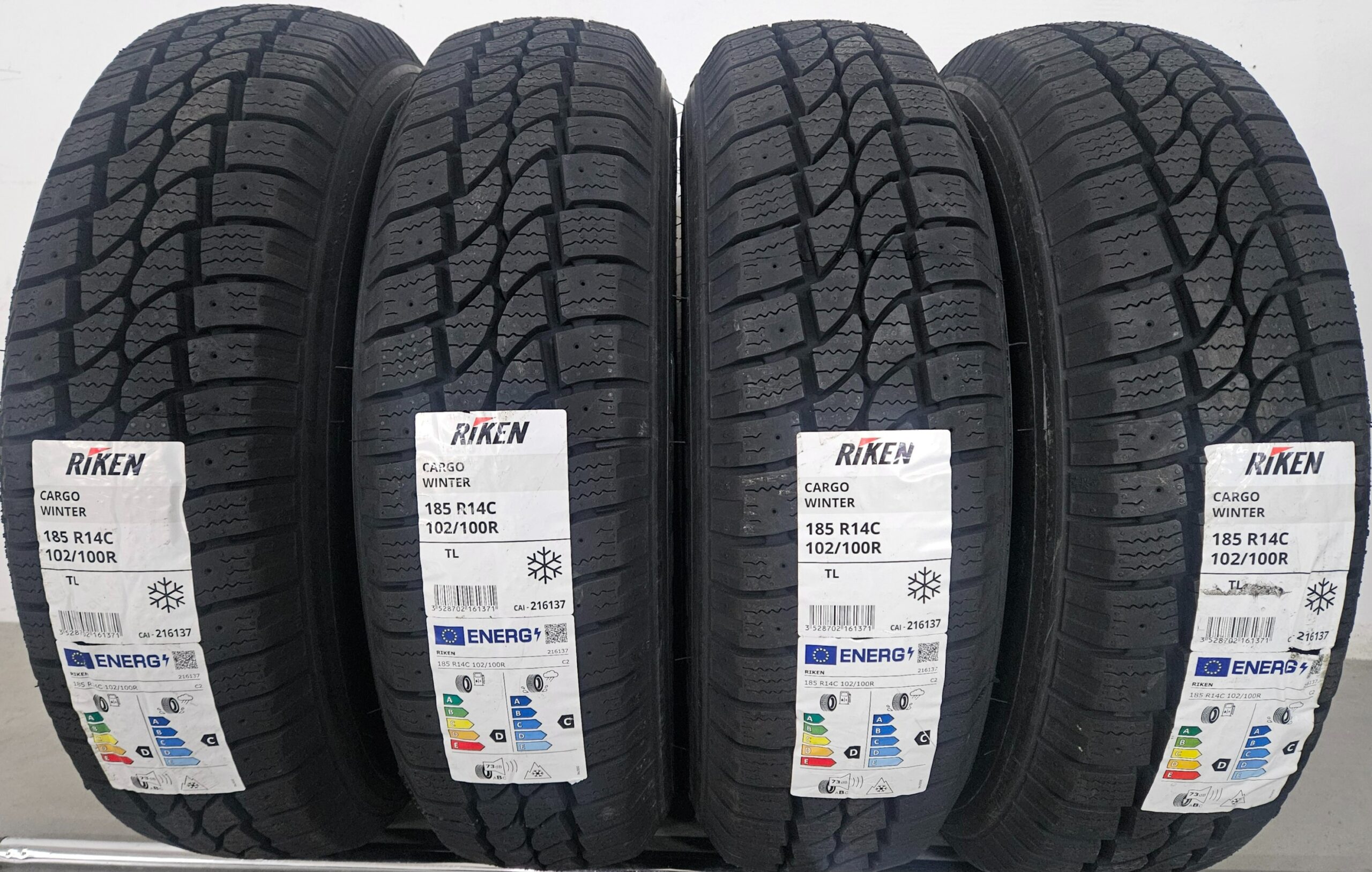 185 R14C (185/80 R14C) 102R, RIKEN (by Michelin), Anvelope iarna M+S