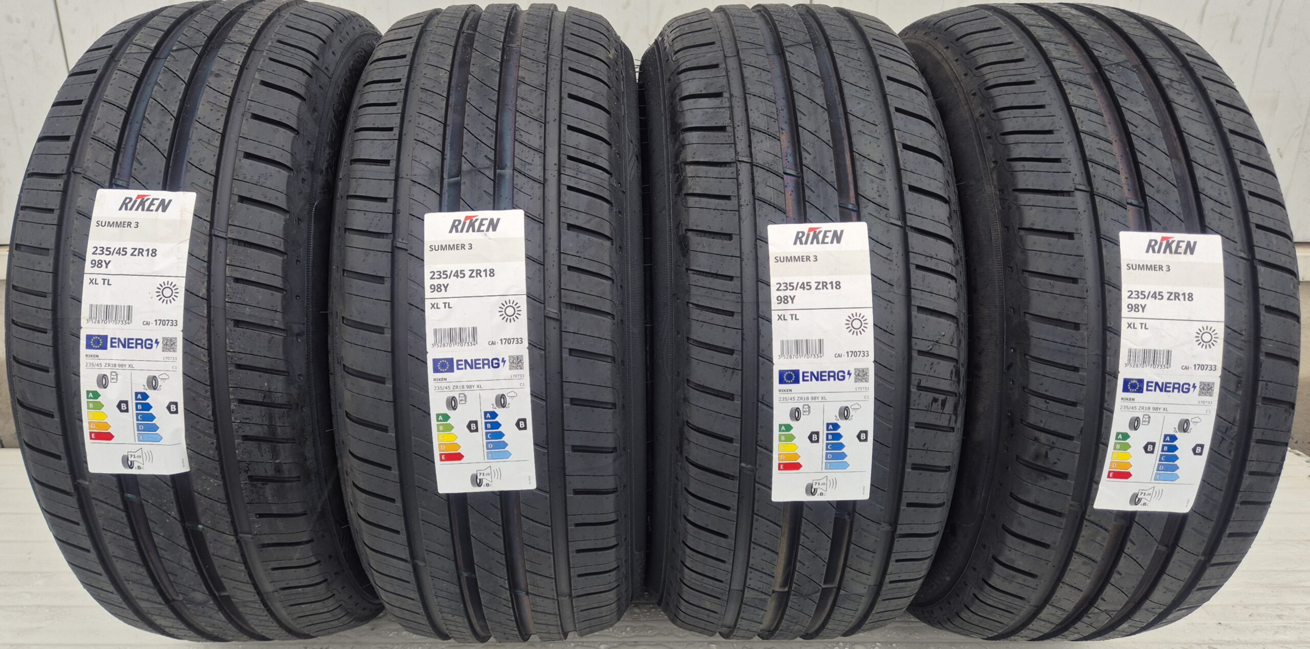 235/45 R18 98Y RIKEN (By Michelin) Summer 3 XL Anvelope de vara B/B/71