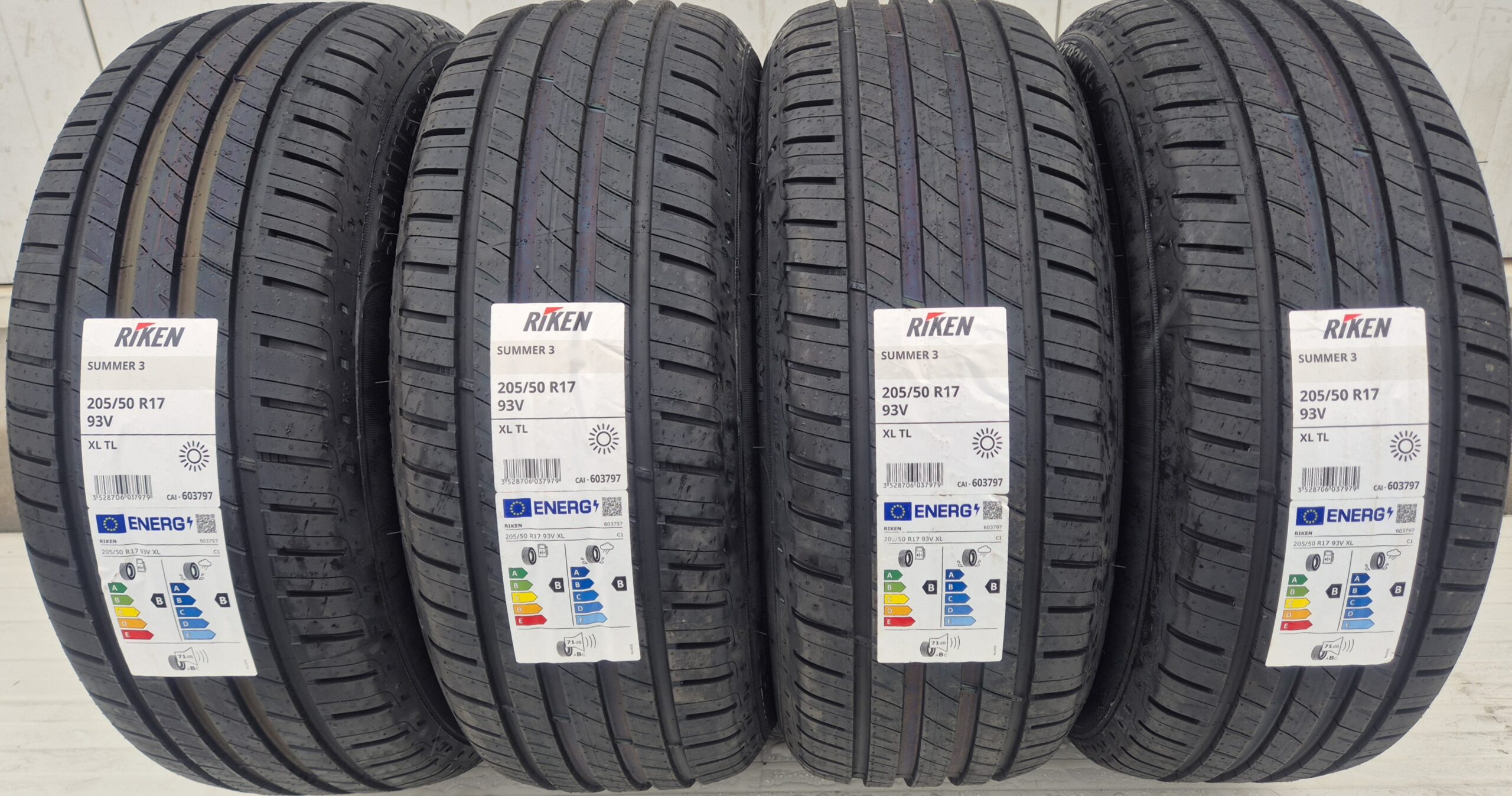 205/50 R17 93V RIKEN (By Michelin) Summer 3 XL Anvelope de vara B/B/71