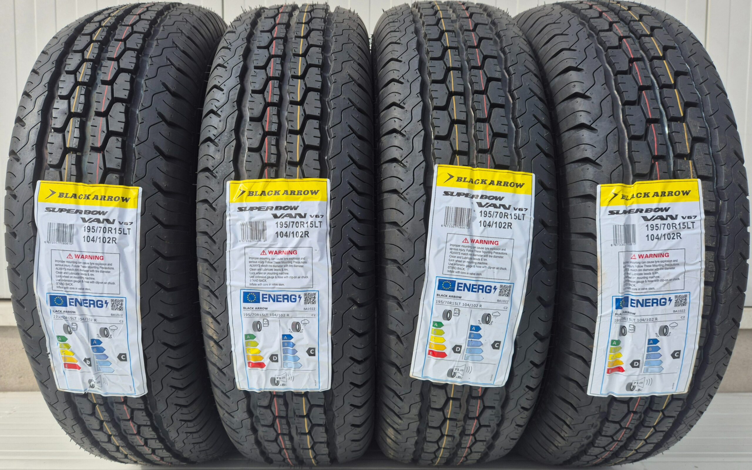195/70 R15, 104R, BLACKARROW SuperBow Van V67, Anvelope de vara